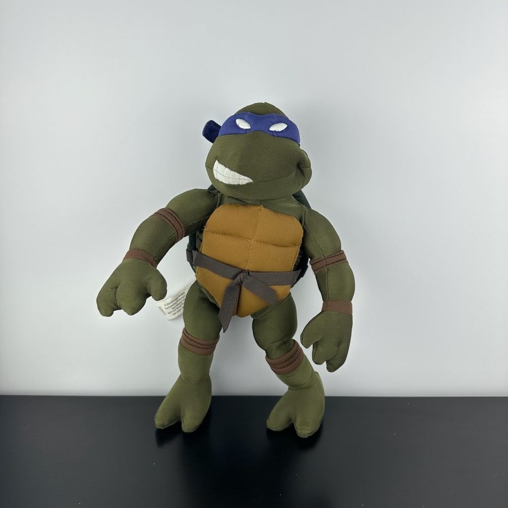Teenage Mutant Ninja Turtles TMNT Rare 2004 Donatello Turtle 12” Retro Plush